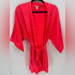VICTORIA'S SECRET Vintage Glazed Satin Short Robe